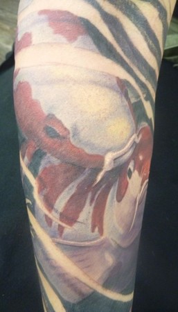 Tattoos - top anlge of the koi sleeve - 48950